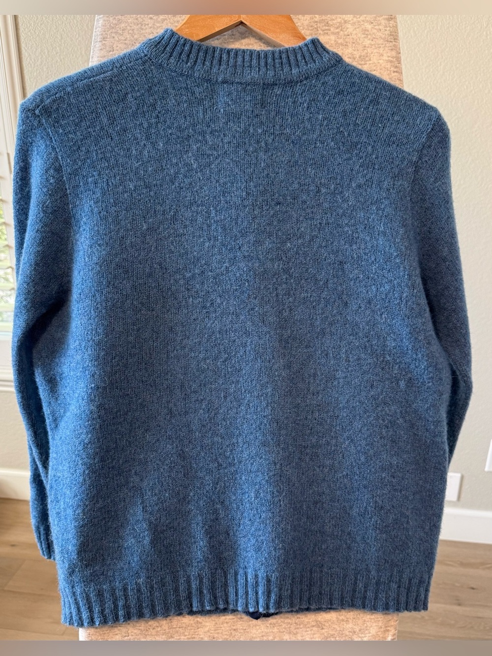 Vintage Pendleton Wool Cardigan Women’s Size 40 Blue Pink Buttons Made in USA - Picture 4 of 8
